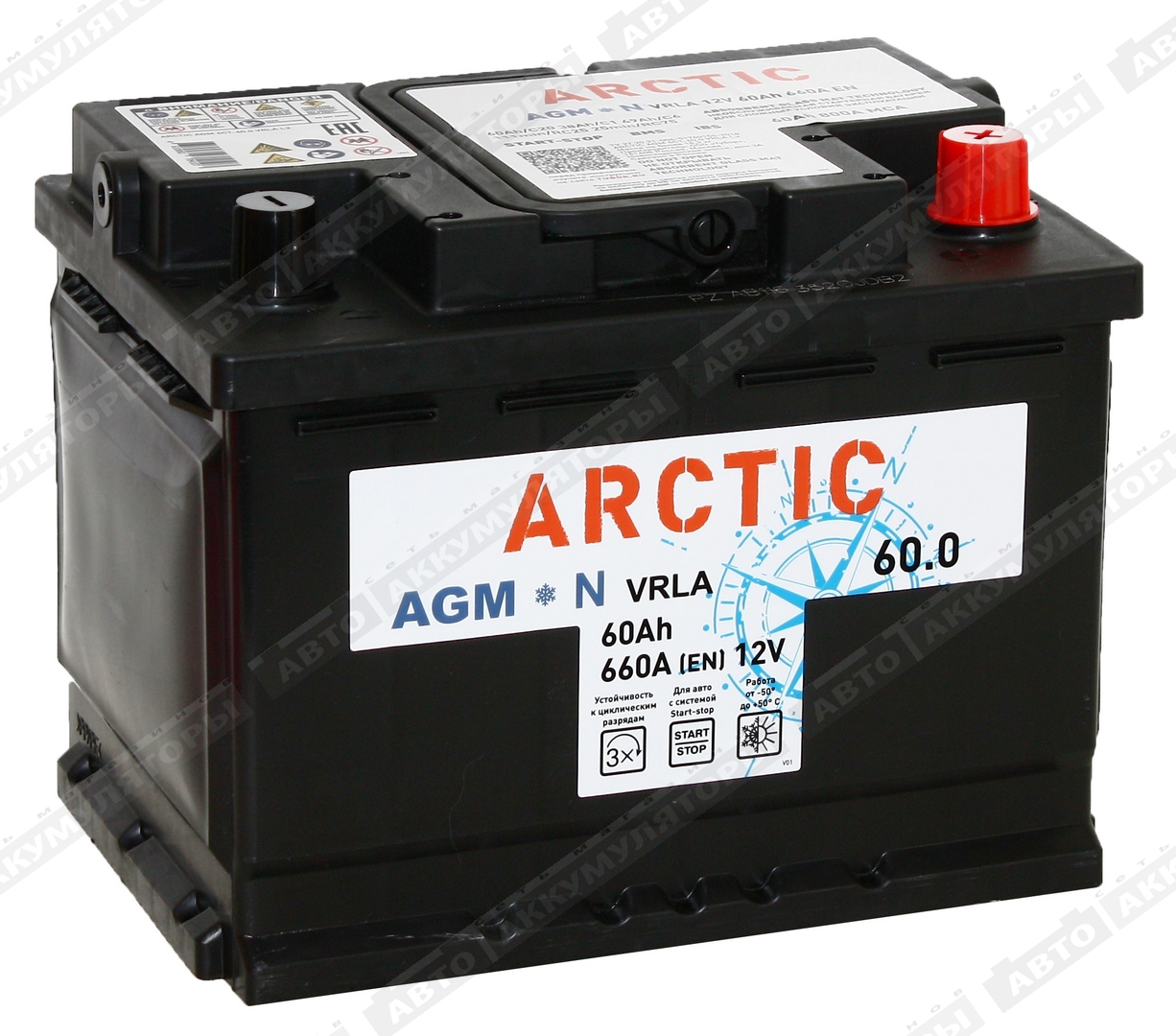АКБ Arctic 60 Ач о/п AGM 6СТ-60.0 VRLA