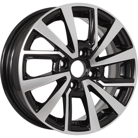 KDW KD1430 5,5x14 4*100 Et:40 Dia:60,1 Black_Front_Polished KDW KD1430 5,5x14 4*100 Et:40 Dia:60,1 Black_Front_Polished