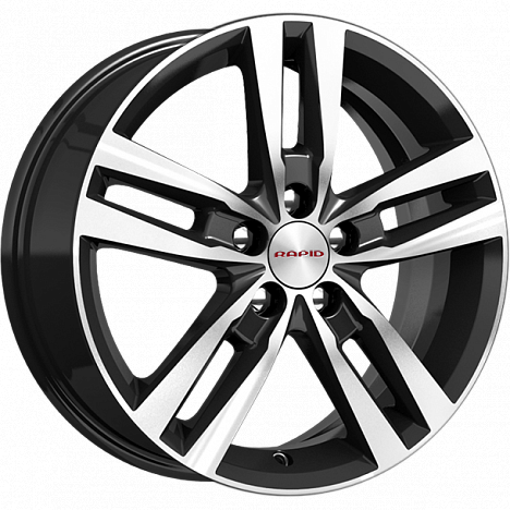K&K Rassvet 6,5x16 5*112 Et:38 Dia:66,6 Алмаз чёрный K&K Rassvet 6,5x16 5*112 Et:38 Dia:66,6 Алмаз чёрный