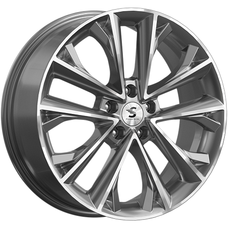 Premium Series КР012 7x18 5*114,3 Et:38 Dia:67,1 Diamond gloss graphite Premium Series КР012 7x18 5*114,3 Et:38 Dia:67,1 Diamond gloss graphite