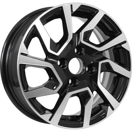 KDW KD1420 5,5x14 4*100 Et:40 Dia:54,1 Black_Front_Polished KDW KD1420 5,5x14 4*100 Et:40 Dia:54,1 Black_Front_Polished