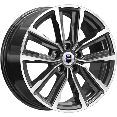 K&K Лацио 7,5x17 5*108 Et:45 Dia:67,1 алмаз чёрный K&K Лацио 7,5x17 5*108 Et:45 Dia:67,1 алмаз чёрный