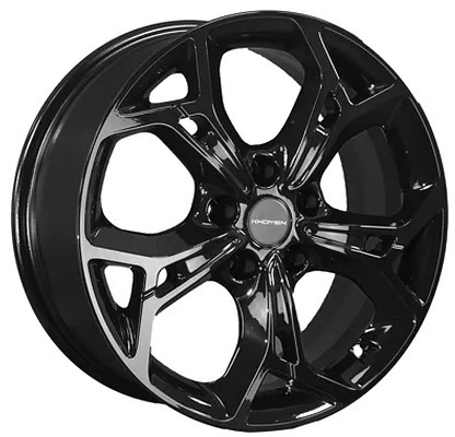 Khomen 1702 7x17 5*114,3 Et:46 Dia:67,1 Black Khomen 1702 7x17 5*114,3 Et:46 Dia:67,1 Black