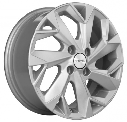 Khomen 1402 5,5x14 4*100 Et:43 Dia:67,1 F-Silver Khomen 1402 5,5x14 4*100 Et:43 Dia:67,1 F-Silver