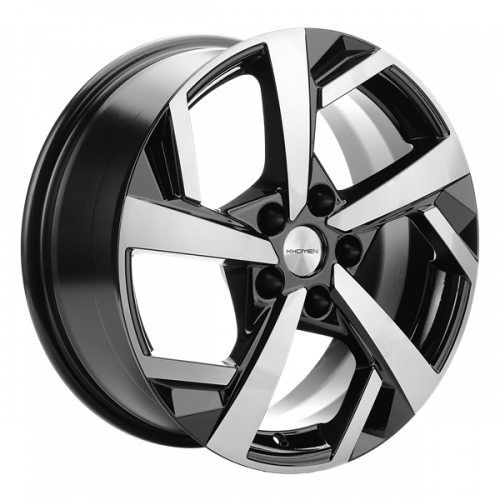 Khomen 1712 7x17 5*108 Et:40 Dia:54,1 Black-FP Khomen 1712 7x17 5*108 Et:40 Dia:54,1 Black-FP