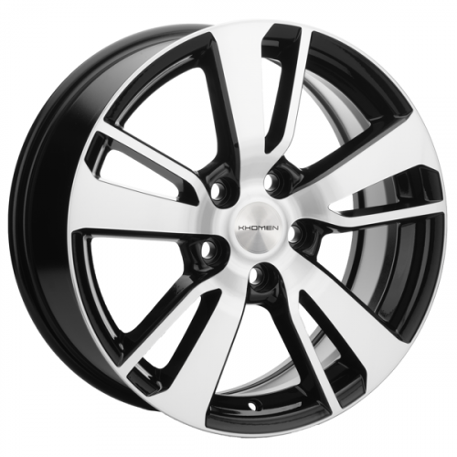 Khomen 1704 7x17 5*108 Et:50 Dia:63,3 Black-FP Khomen 1704 7x17 5*108 Et:50 Dia:63,3 Black-FP