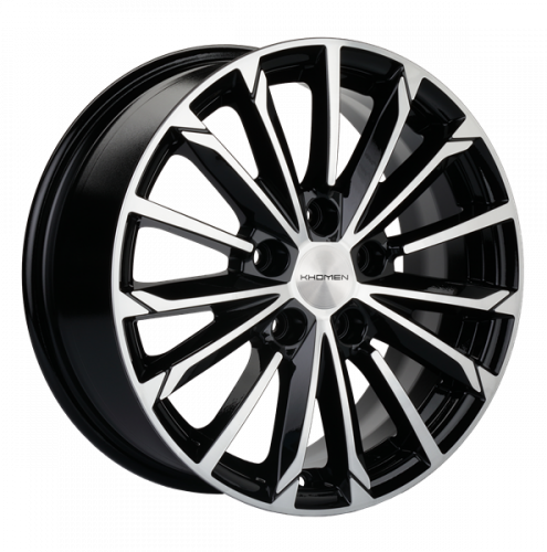 Khomen 1611 6,5x16 5*112 Et:50 Dia:57,1 Black-FP