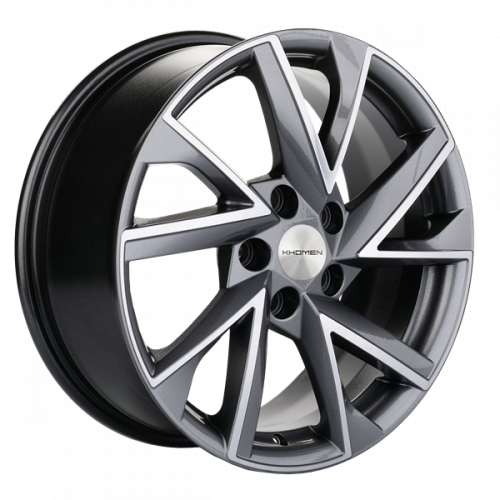 Khomen 1714 7x17 5*114,3 Et:45 Dia:67,1 Gray-FP Khomen 1714 7x17 5*114,3 Et:45 Dia:67,1 Gray-FP