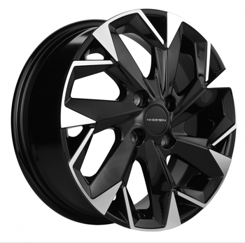Khomen 1508 6x15 4*100 Et:50 Dia:60,1 Black-FP Khomen 1508 6x15 4*100 Et:50 Dia:60,1 Black-FP